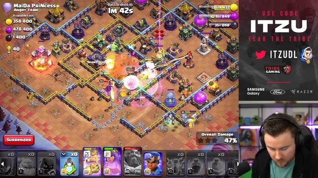 ZAP TITANS for more 3 Stars in Clash of Clans смотреть онлайн