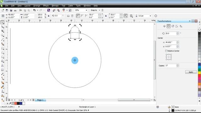 Graphics designing || Corel Draw || Transformation & Weld Tool || Step by Step || PART-15 смотреть онлайн