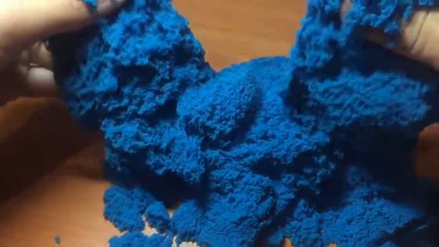 Кинетический песок лазуритно-синего цвета | Kinetic Sand смотреть онлайн