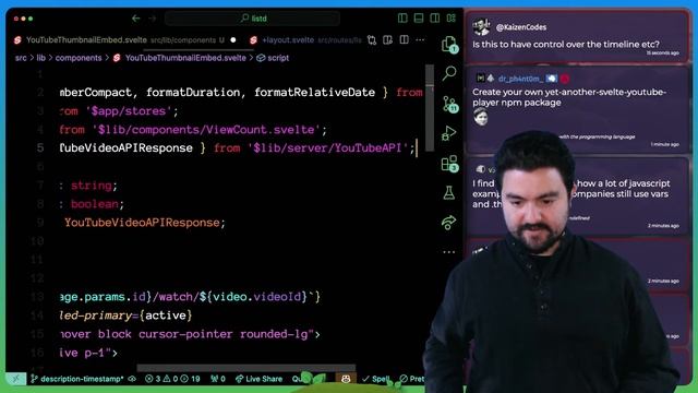 Working on listd | SvelteKit App Build | Clickable Timestamps | YouTube Embed API | Day 26 смотреть онлайн