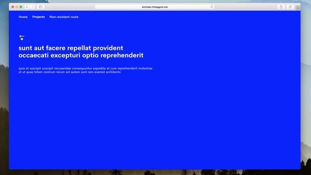 Animated page transitions with React Router 4, ReactTransitionGroup and Animated смотреть онлайн