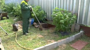 Утилизация содержимого дачного туалета (вар. №2)