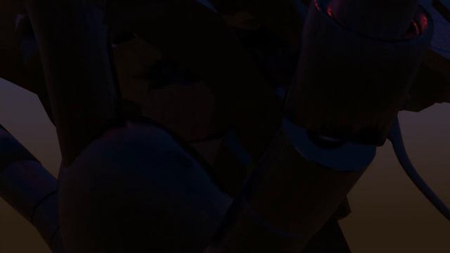 Tripod test animation (rising out of the ground) смотреть онлайн