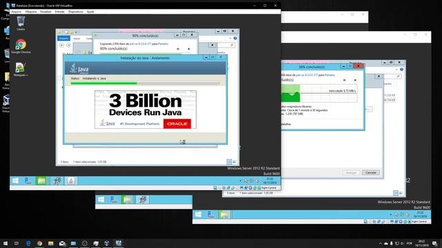 Instalando Java e Pentaho 8.3 - Virtual Box Windows Server 2012 смотреть онлайн