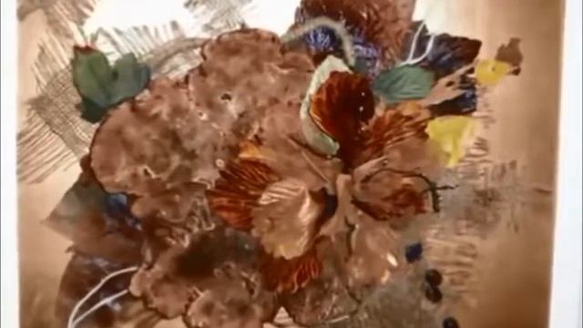 Флористический коллаж смотреть онлайн