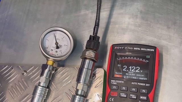 Тест датчика давления топлива nissan GDiLAB смотреть онлайн