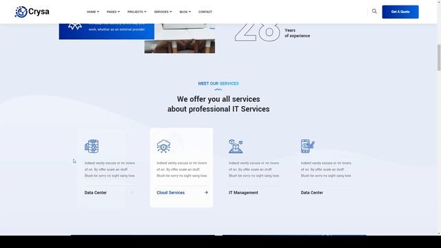 Crysa - IT Solutions WordPress Theme digital business смотреть онлайн