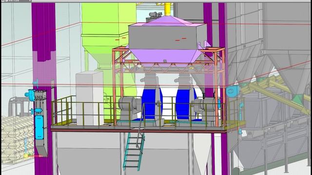 Линия приготовления кормов. 3D. 15 т/час смотреть онлайн