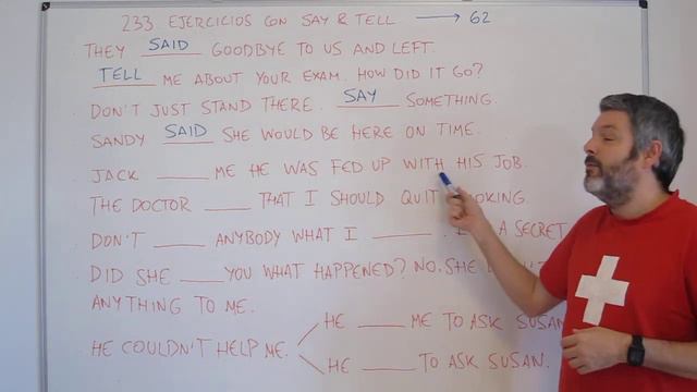 Ejercicios con Say & Tell. Aprende inglés con Marcos (233) смотреть онлайн