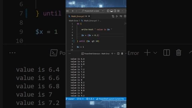PowerShell Can't Count - How to work with floating point смотреть онлайн