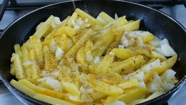 Лучший рецепт жареной картошки с грибами #картошка #жареная #video смотреть онлайн