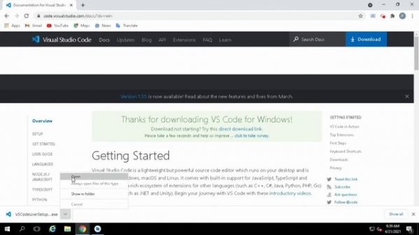 Download Visual Studio Code on Windows 10 (2021) | Code Editor|Easy way | @microsoft | (VS code)