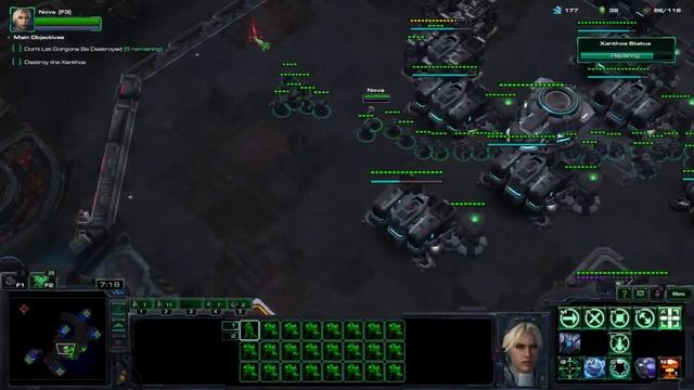 Starcraft LotV Nova Covert Ops - End Game (Brutal, All Achievements, No Battlecruiser Cheese) смотреть онлайн