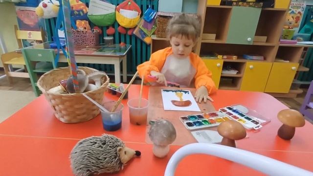 Кружок"Волшебный мир" Тема:"Осенний гриб"( вторая младшая группа)Руководитель. :Манухина М.М. смотреть онлайн