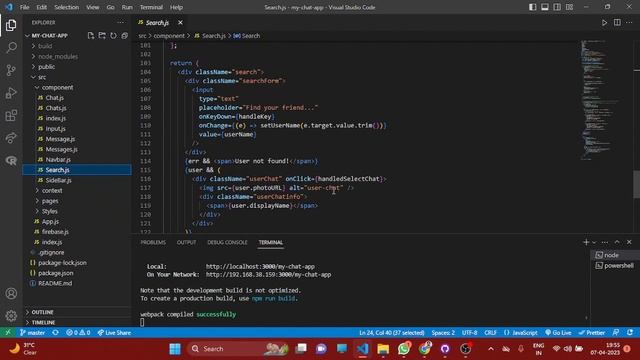 React Chat App смотреть онлайн