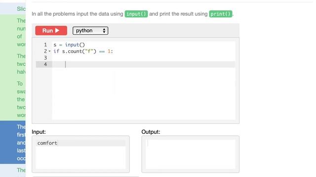 Snakify L5 The first and last occurrence：rfind 的使用 смотреть онлайн