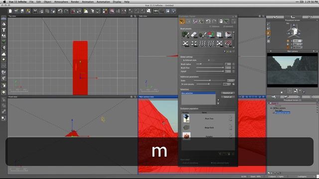 3D rendering with Vue – Class 06 – Layered materials, dependancies, plants & the eco system painter смотреть онлайн
