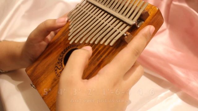 TALE AS OLD AS TIME (Beauty and the Beast) | KALIMBA COVER with NUMBERED NOTATION TABS смотреть онлайн