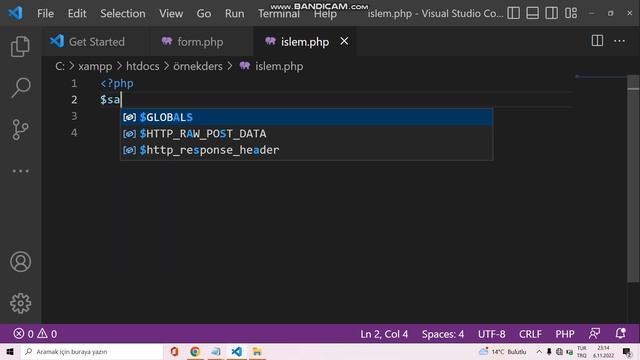 PHP DERS 3 // FORMLARDA POST KULLANIMI смотреть онлайн