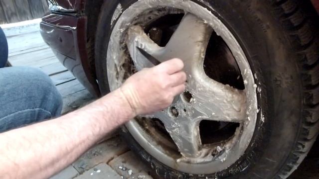 Восстановление почерневших литых дисков до состояния новых