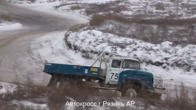 Автокросс Русская зима 2020  ЗИЛ 130 1-финал