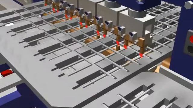 Полуавтомат для производства сварных решетчатых изделий смотреть онлайн