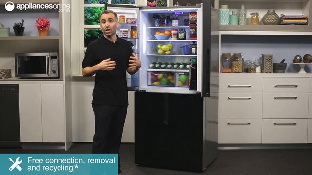 Hisense HR6CDFF512GB 512L French Door Fridge Overview - Appliances Online смотреть онлайн