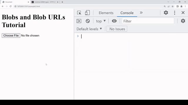 Blobs And Blob URLs | JavaScript Tutorial