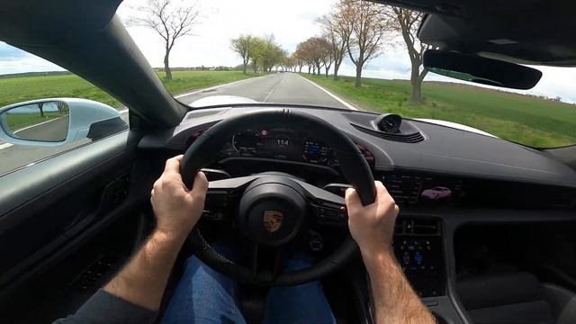 2021 Porsche Taycan Turbo | POV Test Drive