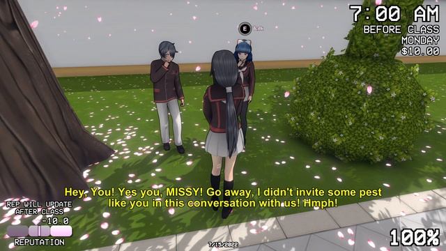 Yandere Simulator: 1980s Mode - Rival's Custom Eavesdropping Reaction Lines via Modding смотреть онлайн