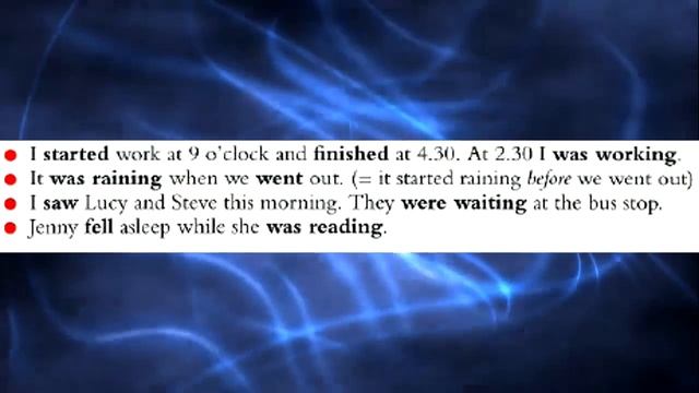 Past Continuous и Past Simple - Урок №14  (HD)