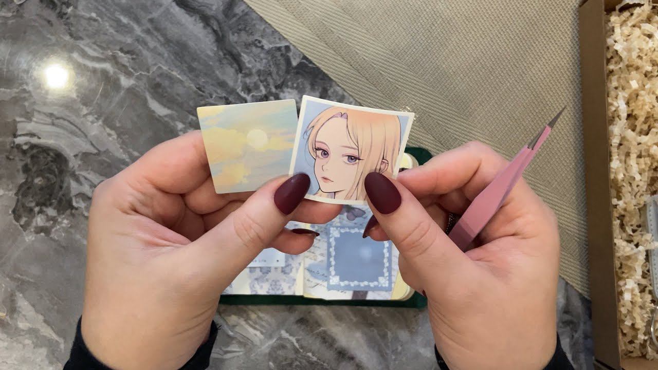 | ASMR | Journaling | No Talking | Mini Journal Decoration | Relaxation 8