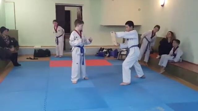 ЕВПАТОРИЯ ТХЭКВОНДО аттестация 26.01.2019(24) смотреть онлайн