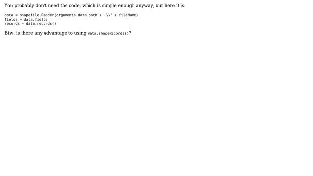 GIS: Records of shapefile do not contain every field смотреть онлайн