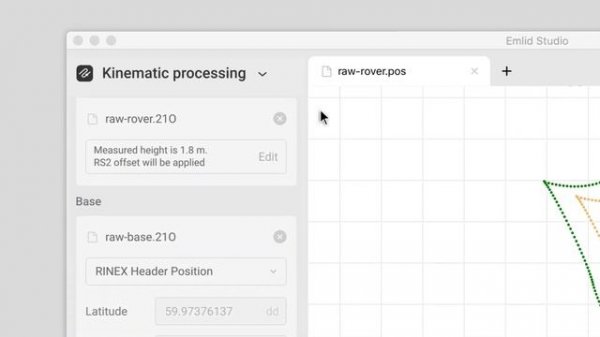 Emlid Studio: Post-Processing Software for Windows and Mac
