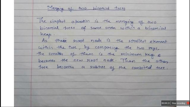 BINOMIAL HEAP : INSERT, MERGE, DELETE MINIMUM | ADVANCED DATA STRUCTURE | Binomial tree смотреть онлайн