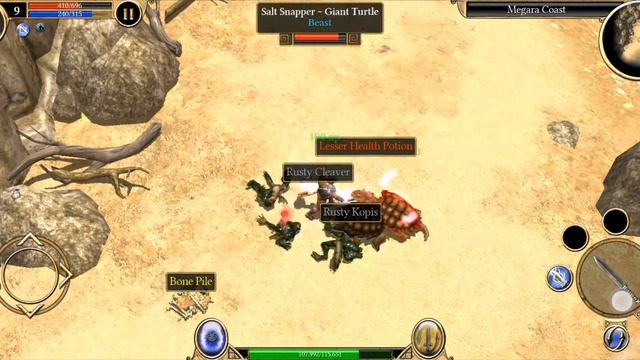 Titan Quest - Android Gameplay Part 9 - Normal - Act 1 - Megara Coast смотреть онлайн