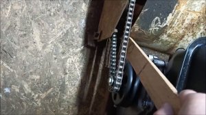 Тестирование китайского центробежного сцепления на снегоуборщике