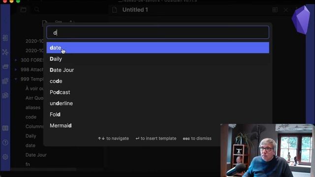 Obsidian Tutoriel en français n°4 : les modèles (templates) смотреть онлайн