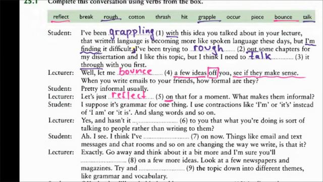 English Phrasal Verbs in Use - UNDERSTANDING & HAVING IDEAS - Unit 25-1 смотреть онлайн