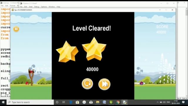 Angry Birds game using Python смотреть онлайн