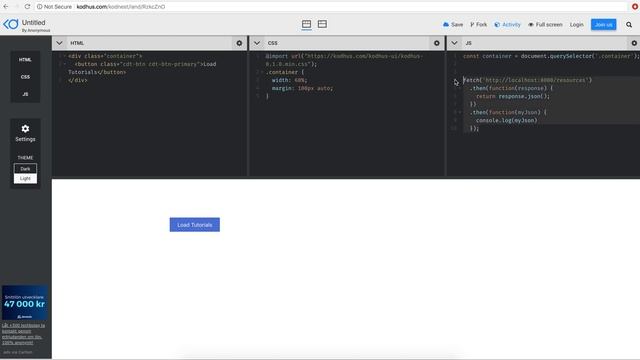 Frontend application calling backend api using fetch смотреть онлайн
