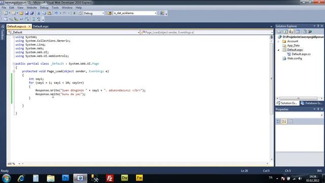 C# (CSharp) for ve While Döngüleri Video смотреть онлайн
