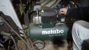 Компрессор Метабо в мороз не запускается