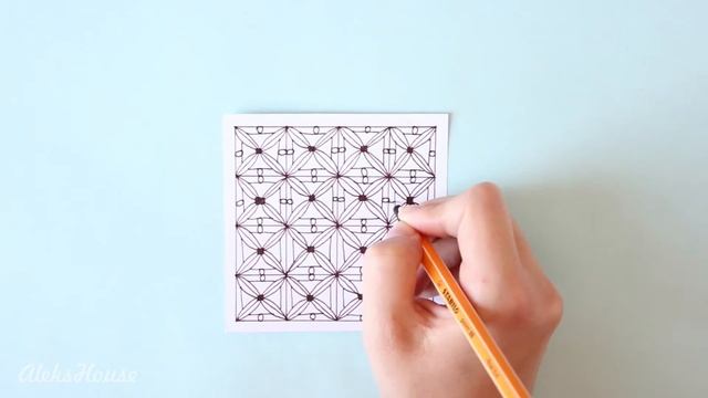 Zentangle step by step tutorial #38 смотреть онлайн