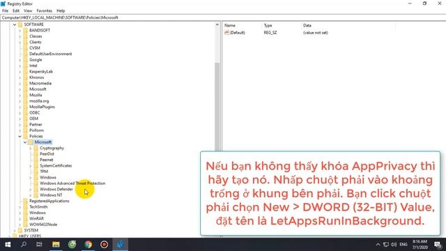 Tắt ứng Dụng Chạy Ngầm Trên Windows 10 || Disable Background Apps For Windows 10