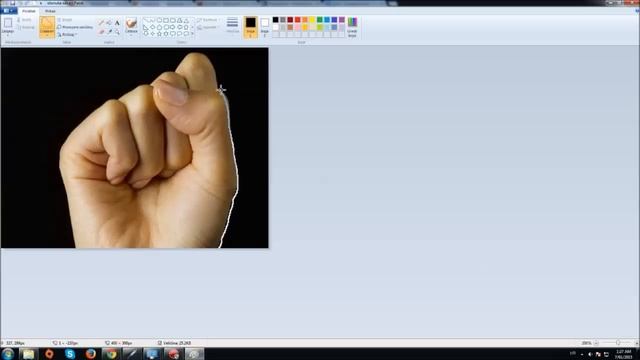 Easy way how to cut out an image in Paint [HD] смотреть онлайн