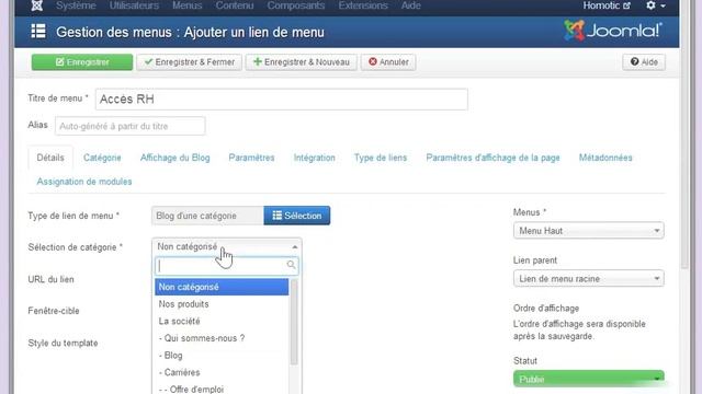 JOOMLA - Permettre aux utilisateurs de se connecter au site смотреть онлайн