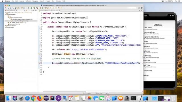 Appium Tutorial 23 : Locating Elements on iOS App смотреть онлайн