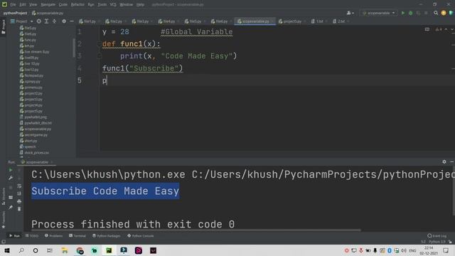 Global and Local Scope in Python | Python Tutorials for Beginners in English | Part - 39 | #Python смотреть онлайн
